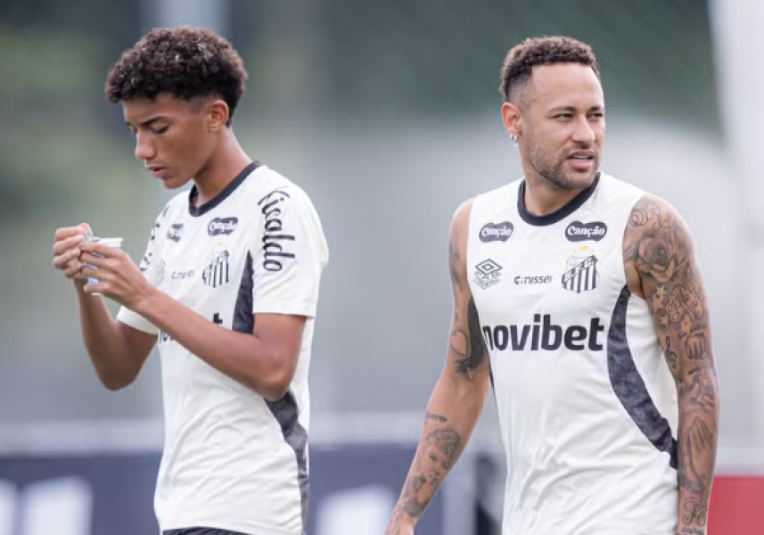robinho-jr-e-neymar-no-santos